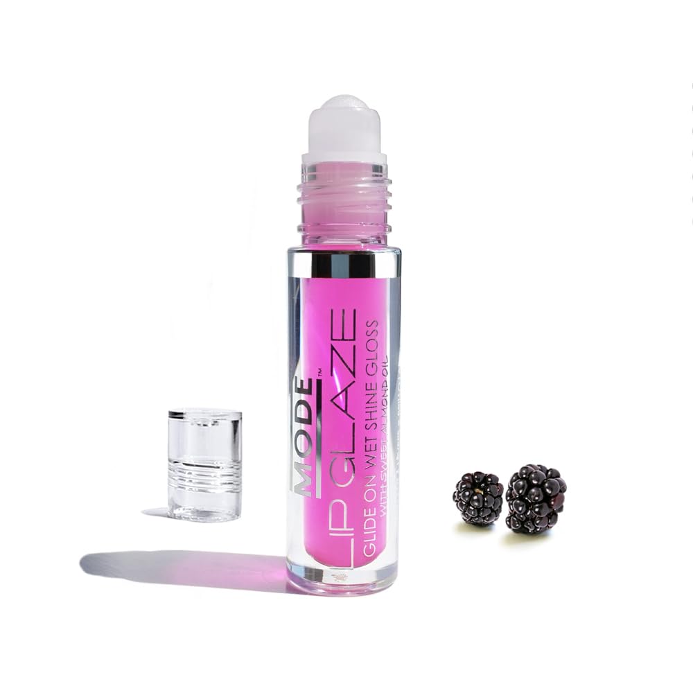 MODE Lip Glaze Bubble Gum Flavored Lip Gloss Hydrating Sheer Wet Shine