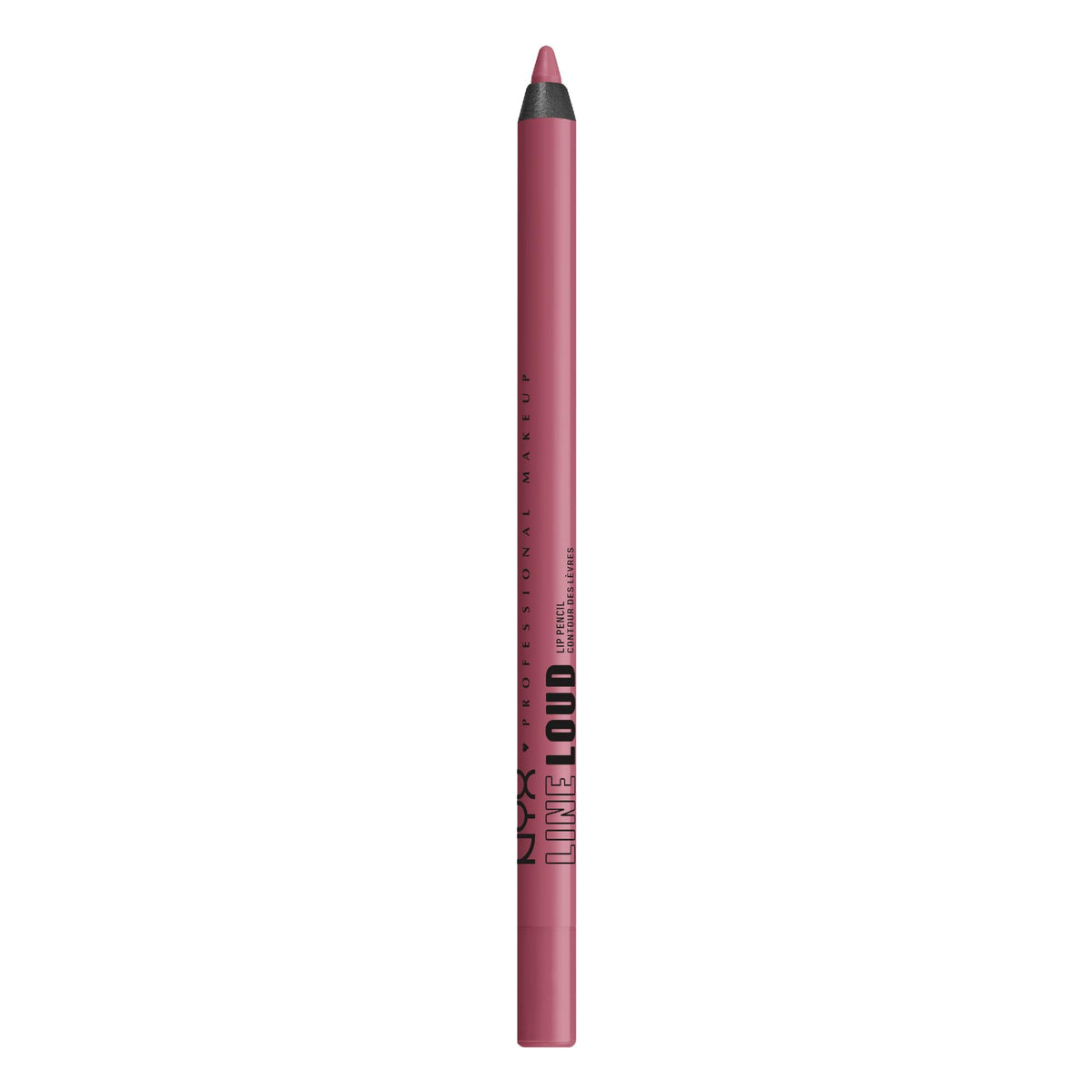 NYX PROFESSIONAL MAKEUP Line Loud Lip Liner, Longwear and Pigmented Lip Pencil with Jojoba Oil & Vitamin E - Rebel Kind (Chocolate Brown)