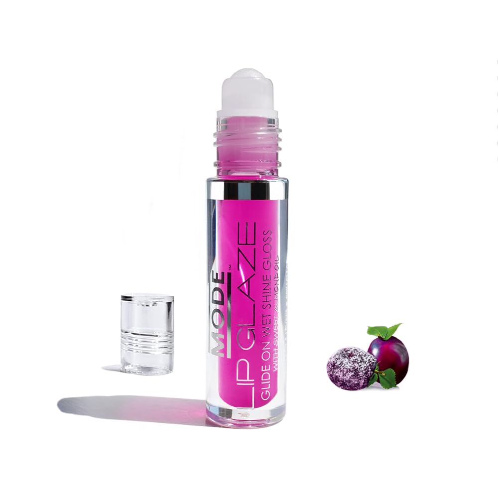 MODE Lip Glaze Bubble Gum Flavored Lip Gloss Hydrating Sheer Wet Shine