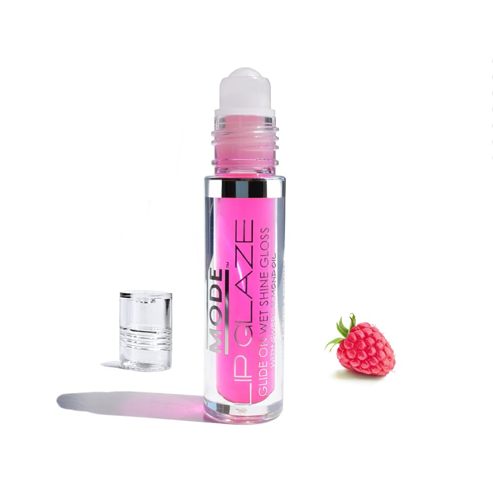 MODE Lip Glaze Bubble Gum Flavored Lip Gloss Hydrating Sheer Wet Shine