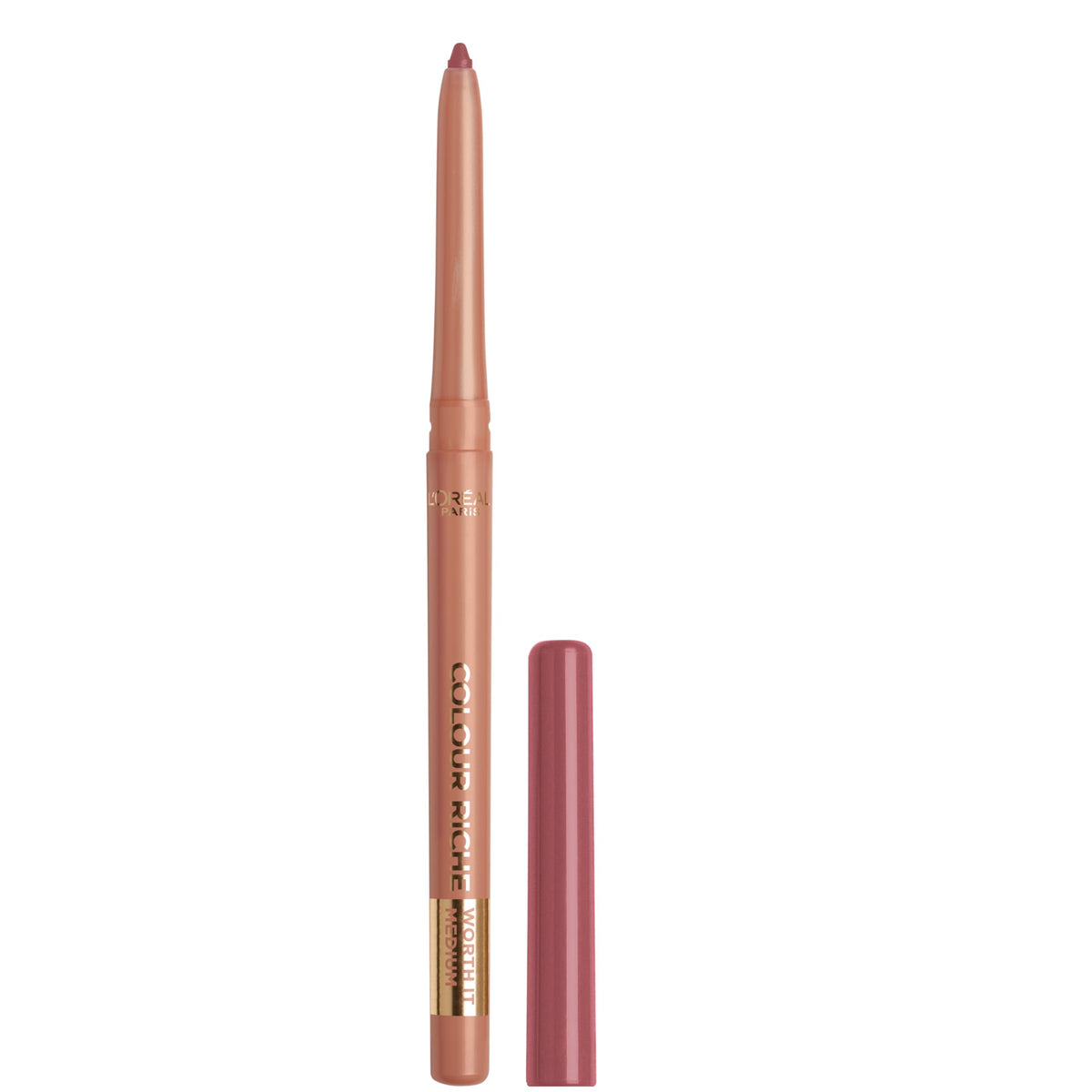 L'Oreal Paris Colour Riche Lip Liner Pencil, Creamy Lip Liner with Omega 3 and Vitamin E, 782 Toffee To Be (Warm Deep Brown)