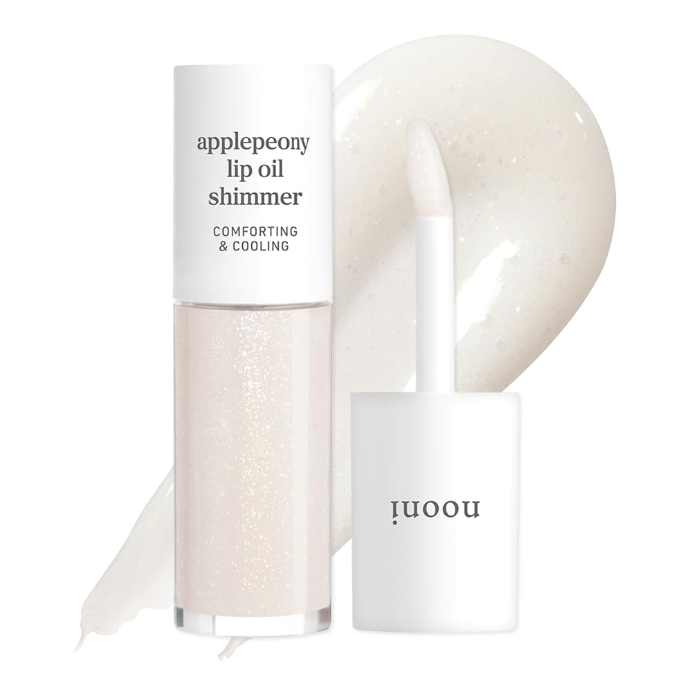 NOONI Korean Lip Oil - Applepeony - pH Color-Changing Plumping Lip Gloss