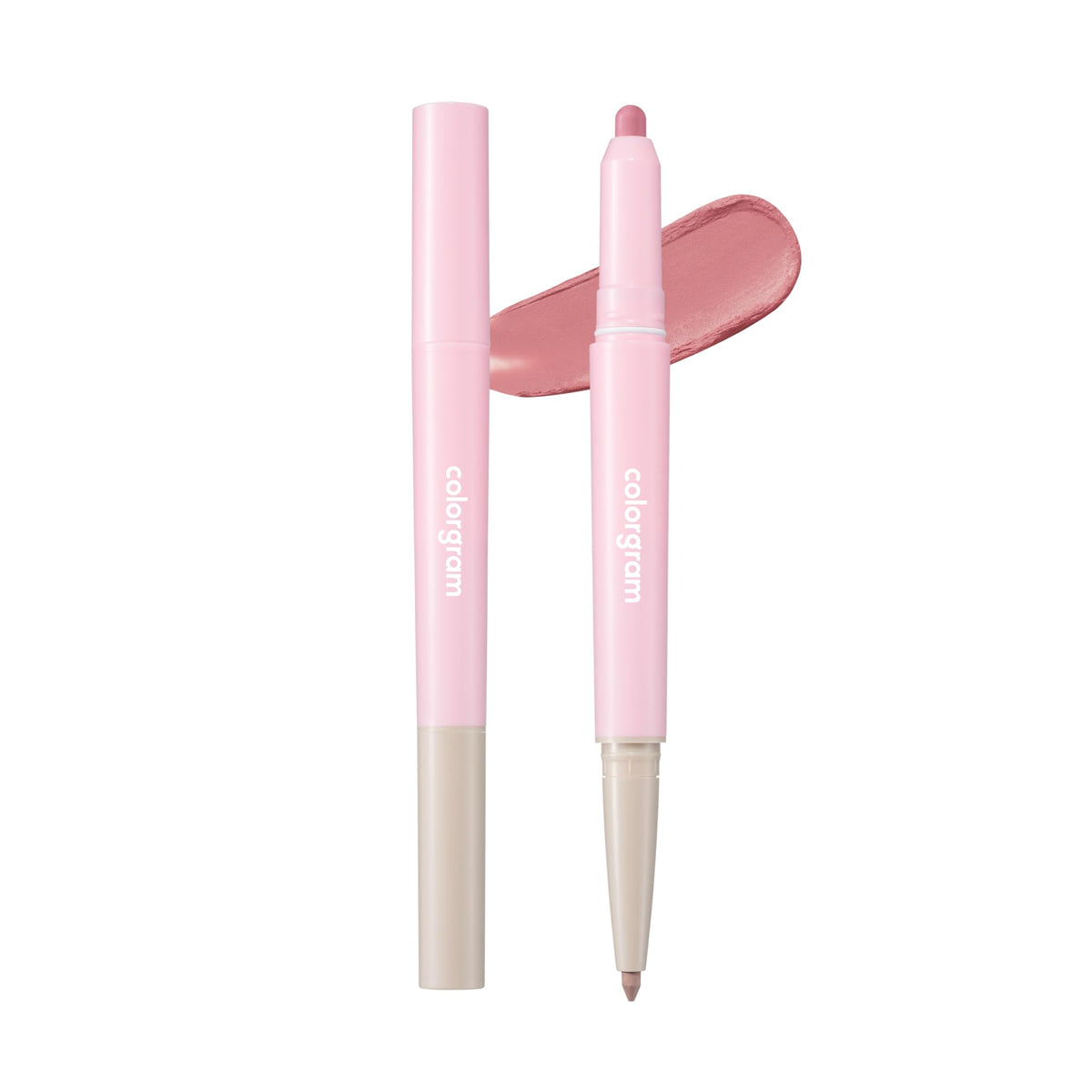 COLORGRAM All In One Over-Lip Maker 02 Cool Pink | Versatile Lip Liner & Contour with Natural Shades, Matte finish, Bigger and Fuller Lips, Plumping effect, Smooth creamy texture