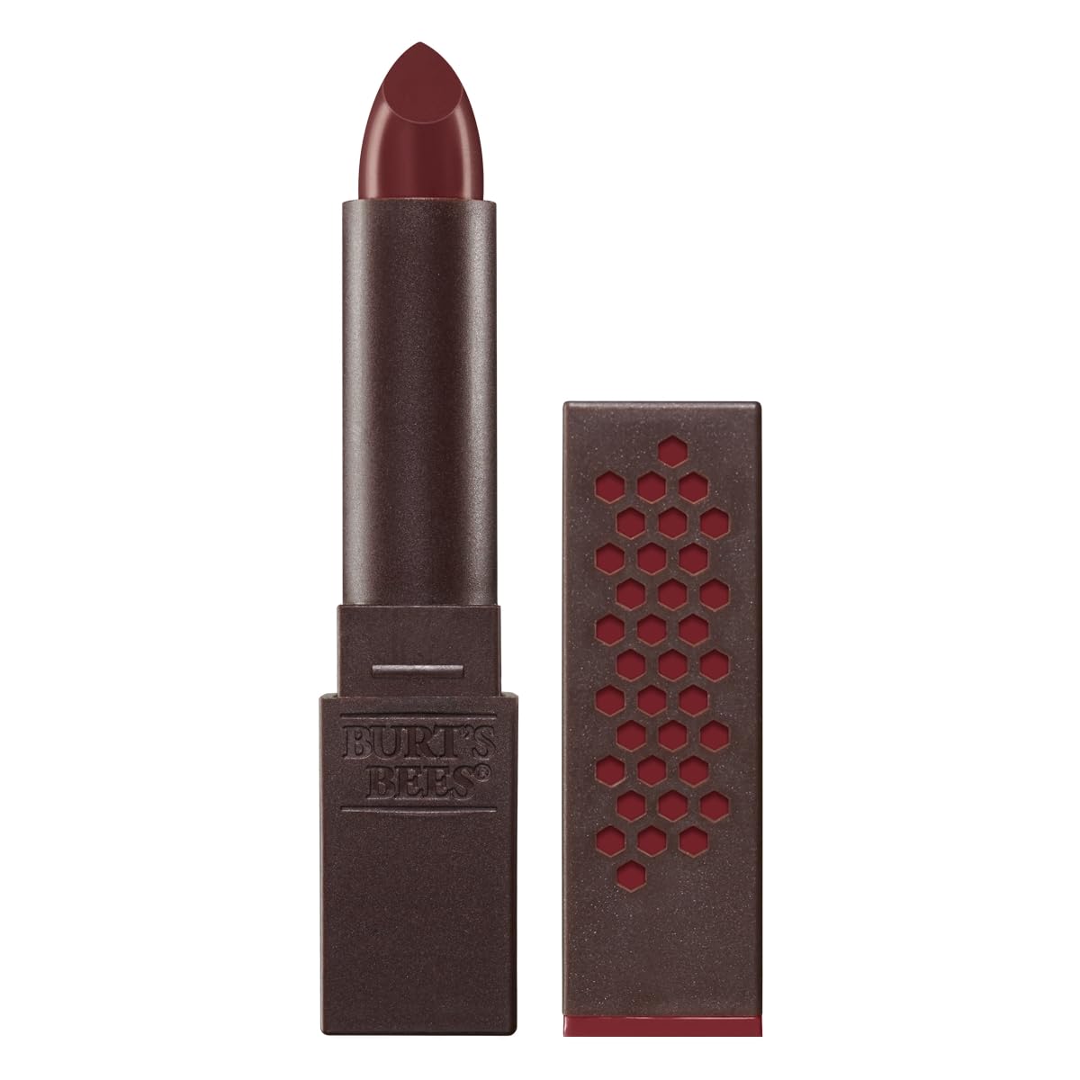 Burt's Bees 100% Natural Moisturizing Lipstick, Scarlet Soaked, 1 Tube