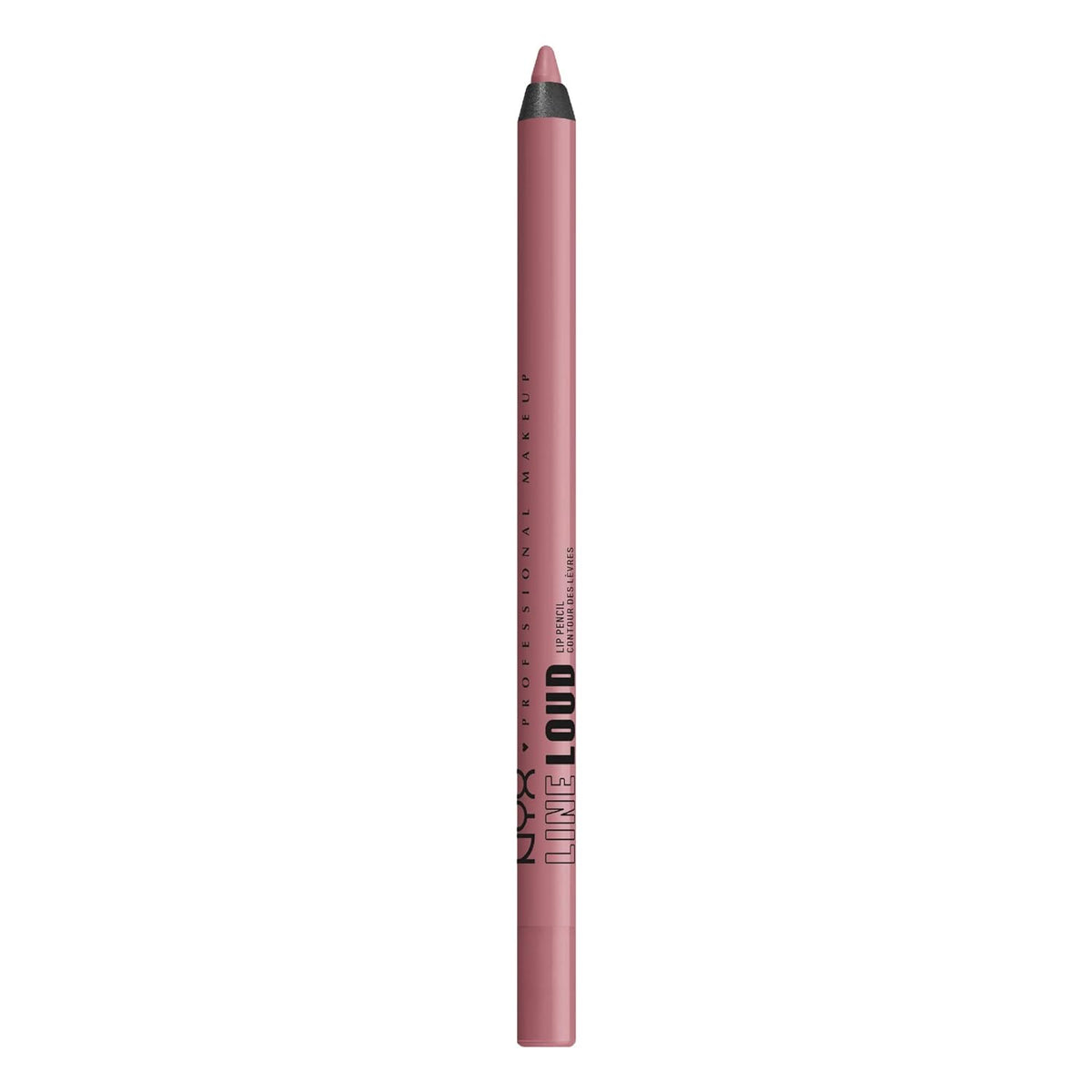 NYX PROFESSIONAL MAKEUP Line Loud Lip Liner, Longwear and Pigmented Lip Pencil with Jojoba Oil & Vitamin E - Rebel Kind (Chocolate Brown)
