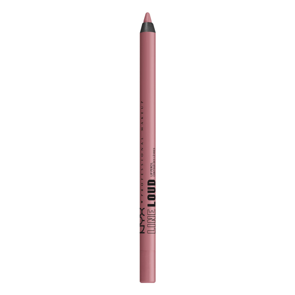 NYX PROFESSIONAL MAKEUP Line Loud Lip Liner, Longwear and Pigmented Lip Pencil with Jojoba Oil & Vitamin E - Rebel Kind (Chocolate Brown)