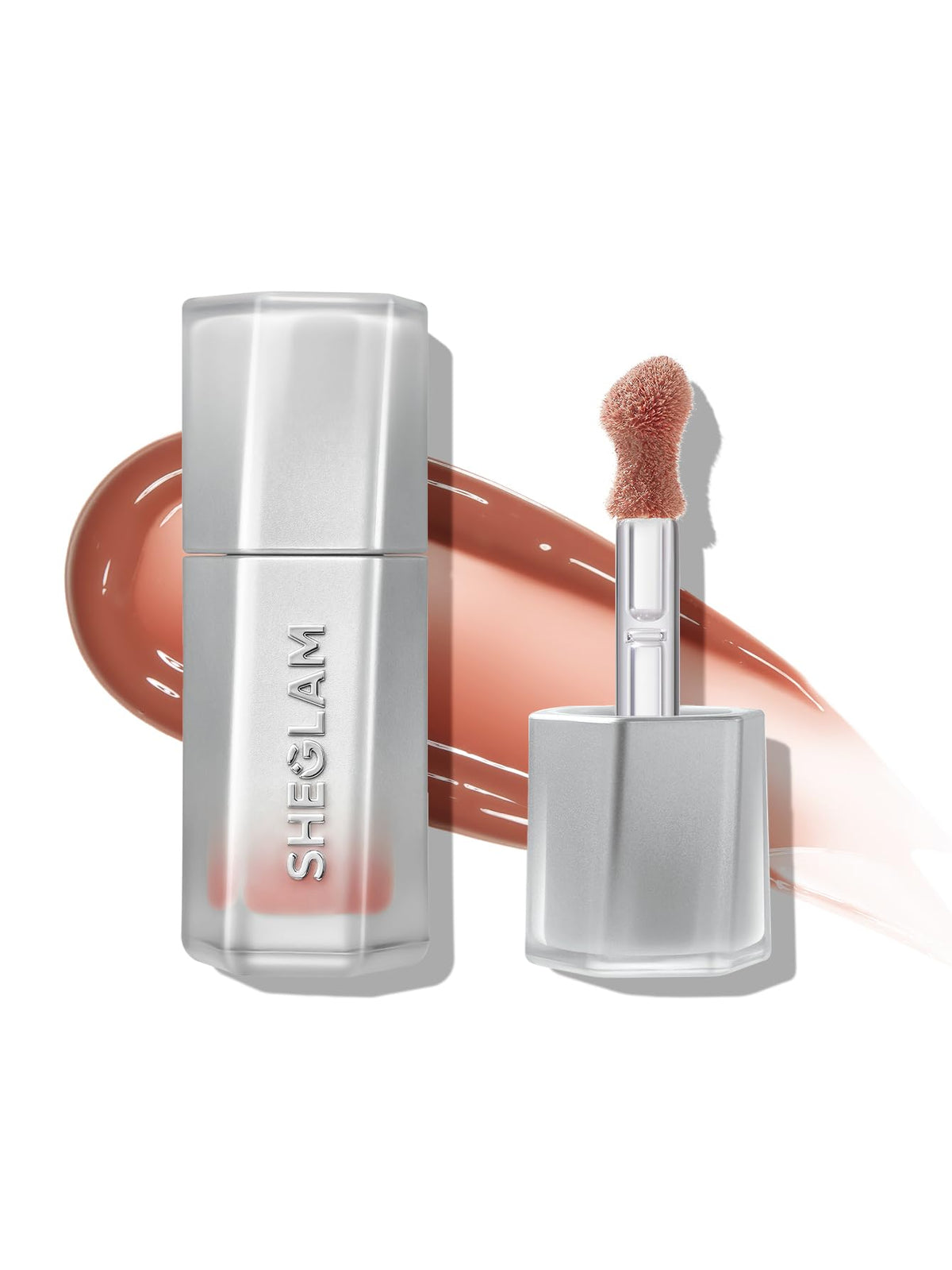 SHEGLAM Glass Lock Air Gloss High Shine Finish Moisturizing Lip Gloss-Sweet Drizzle