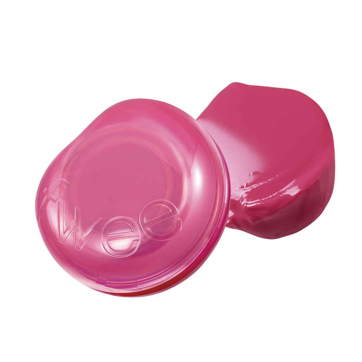 fwee Glowy Jelly Pot | Dewy Jelly Lip & Blush Color, Tinted Glow Balm, Dewy Buildable Finish – Rosy Glaze (Dusty Rose) | 0.14 oz