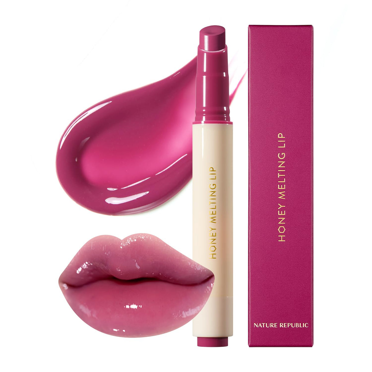 Nature Republic HONEY MELTING LIP, 03 BERRY