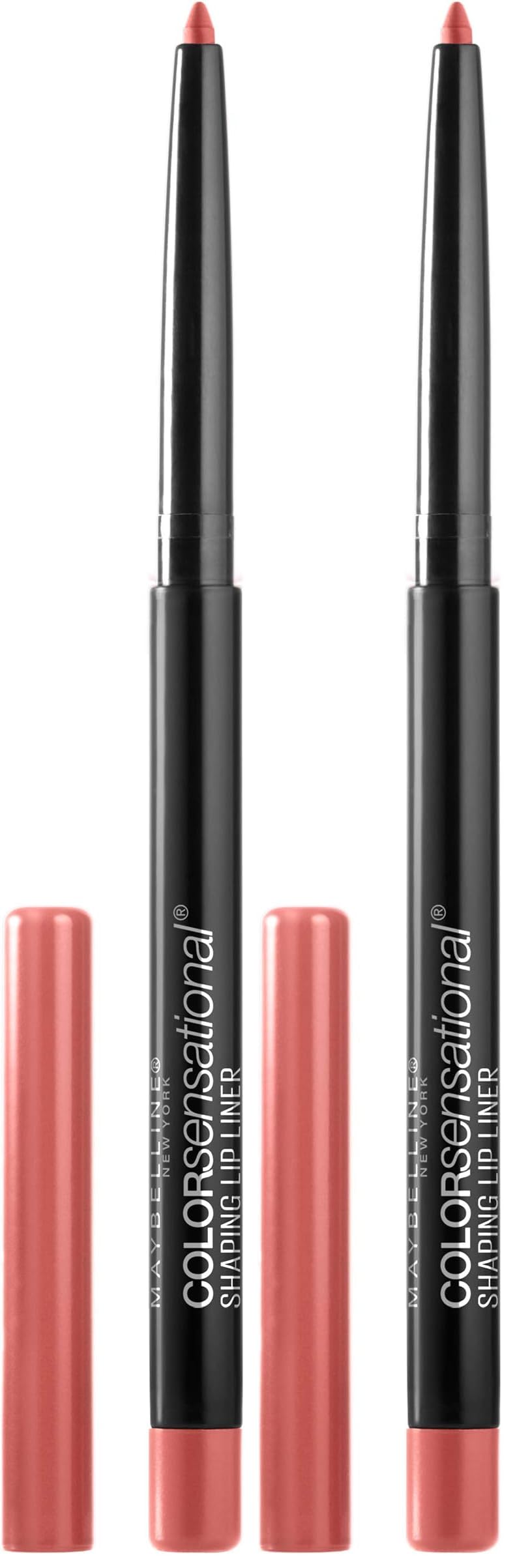 Maybelline Color Sensational Shaping Lip Liner with Self-Sharpening Tip, Totally Toffee, Nude, 1 Count