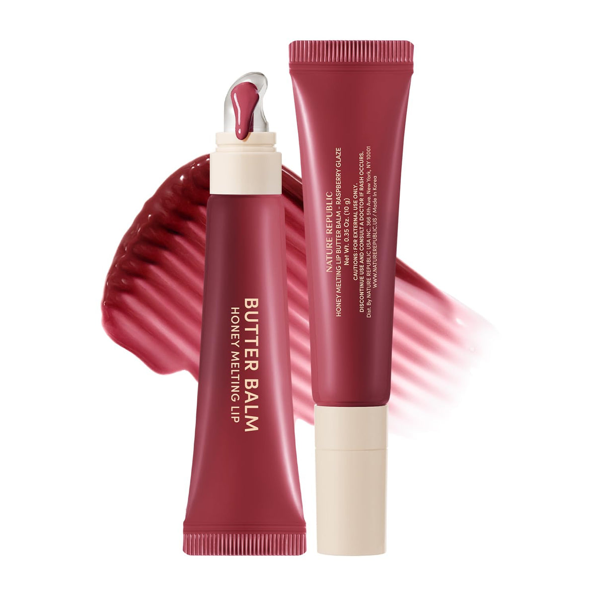 Nature Republic Honey Melting Lip Butter Balm (RASPBERRY GLAZE)
