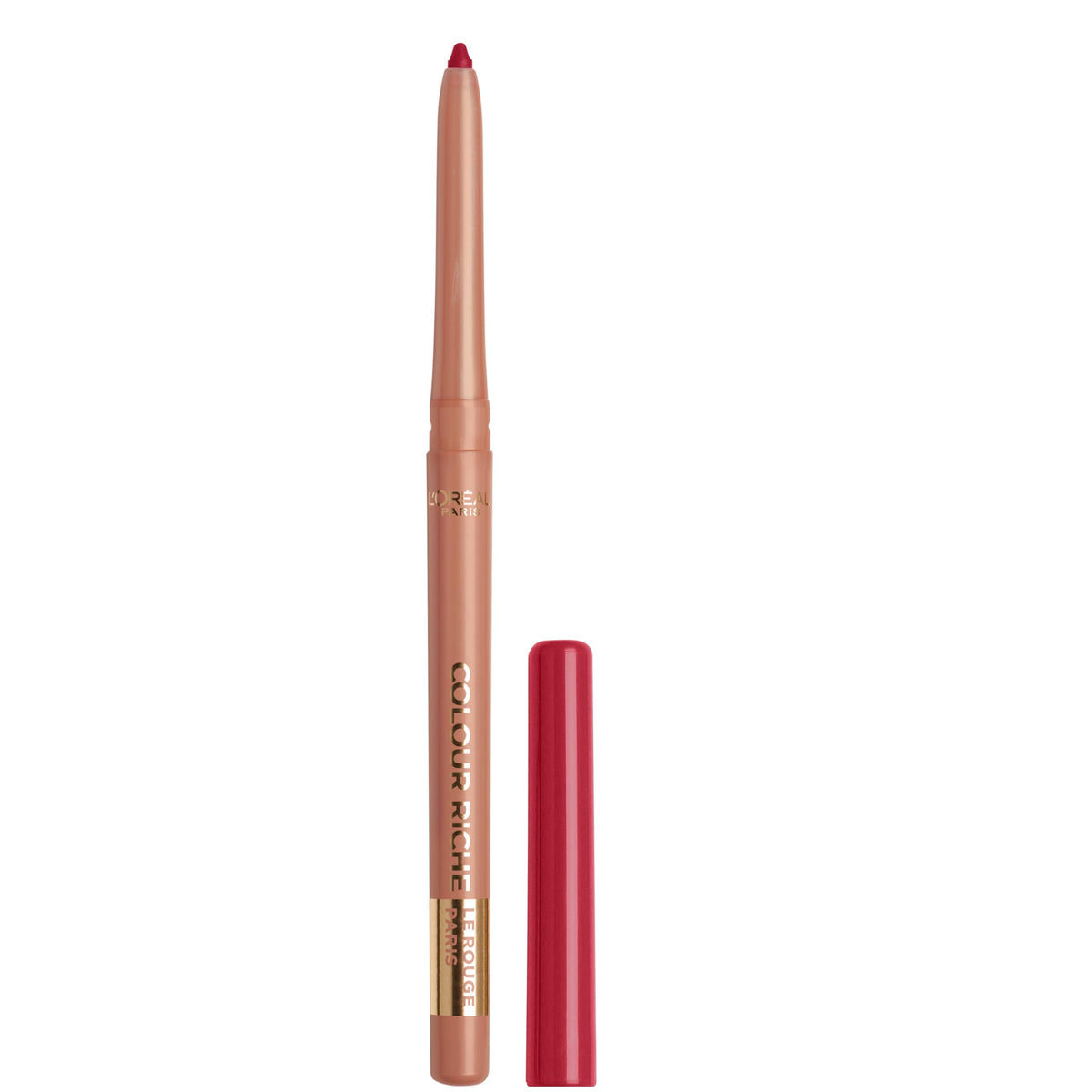 L'Oreal Paris Colour Riche Lip Liner Pencil, Creamy Lip Liner with Omega 3 and Vitamin E, 782 Toffee To Be (Warm Deep Brown)