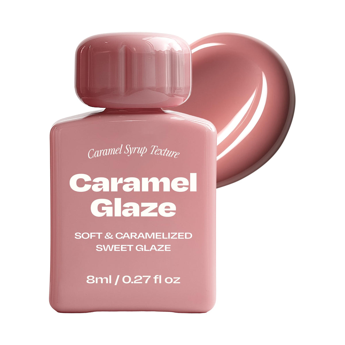 Lip Potion Caramel Glaze Tint | K-Beauty Full-Coverage High-Gloss Lip Tint | Syrupy Shine, Non-Sticky & Long-Lasting | 10 Shades (No.1 Milk Caramel)