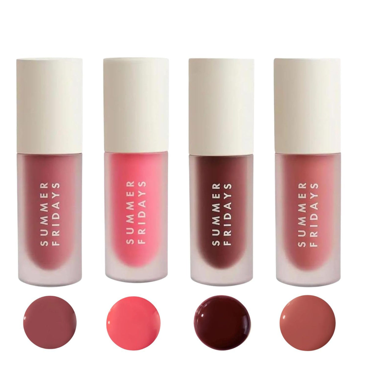 Summer Fridays Dream Lip Oil - Hydrating Tinted Lip Gloss Oil - Non-Sticky Formula with Skincare Benefits for Long-Lasting Softness + Shine - Effortless Beauty Gifts - Rose Bud (0.15 Oz)