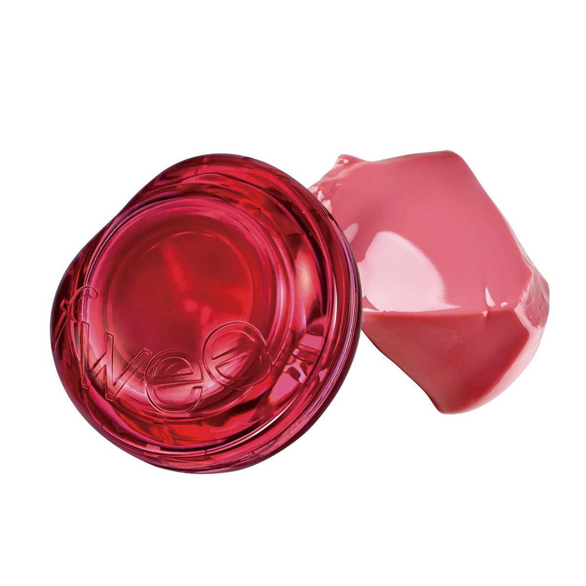 fwee Glowy Jelly Pot | Dewy Jelly Lip & Blush Color, Tinted Glow Balm, Dewy Buildable Finish – Rosy Glaze (Dusty Rose) | 0.14 oz