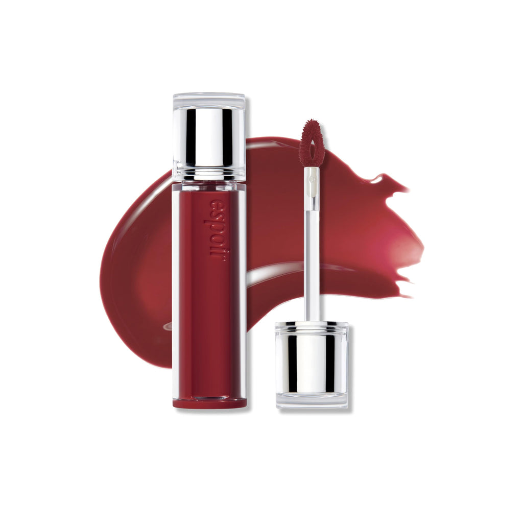 Espoir Couture Lip Tint Glaze #17 Ginger Peach | Volumizing Lip Stain with Juicy Texture, Long-Lasting & Vibrant Colors, Moisturizing & Hydrating, Glossy Formula, Vegan, Korean Makeup, 0.14 oz