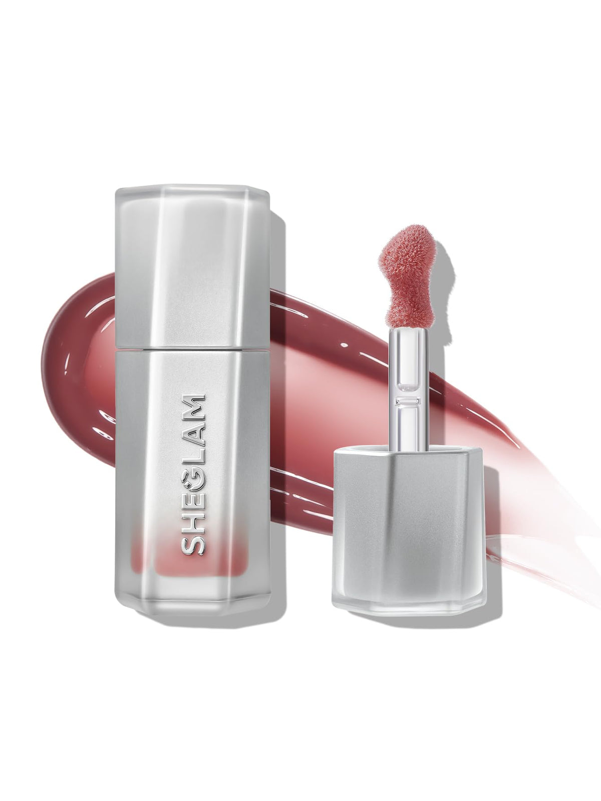 SHEGLAM Glass Lock Air Gloss High Shine Finish Moisturizing Lip Gloss-Sweet Drizzle
