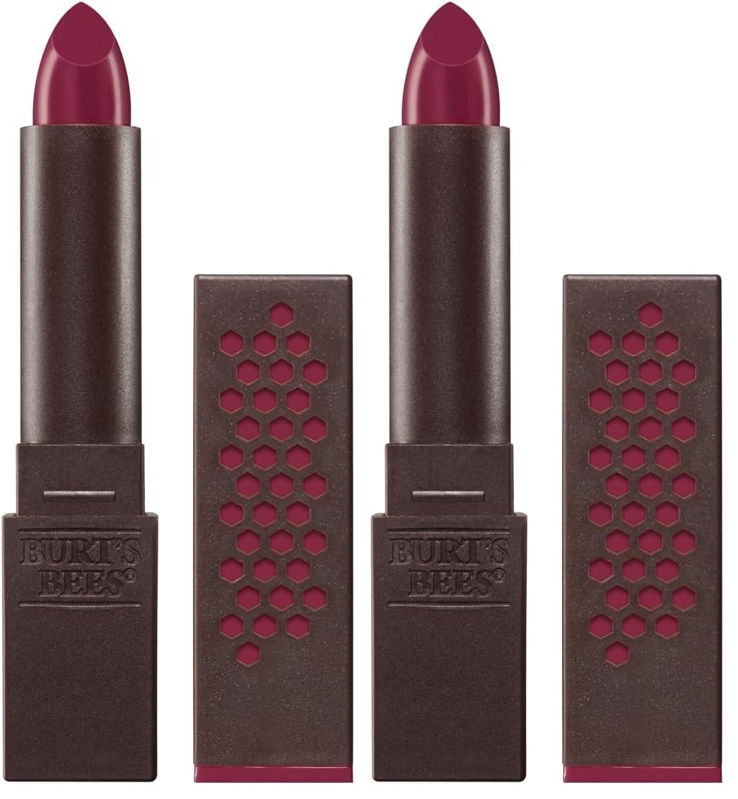 Burt's Bees 100% Natural Moisturizing Lipstick, Scarlet Soaked, 1 Tube