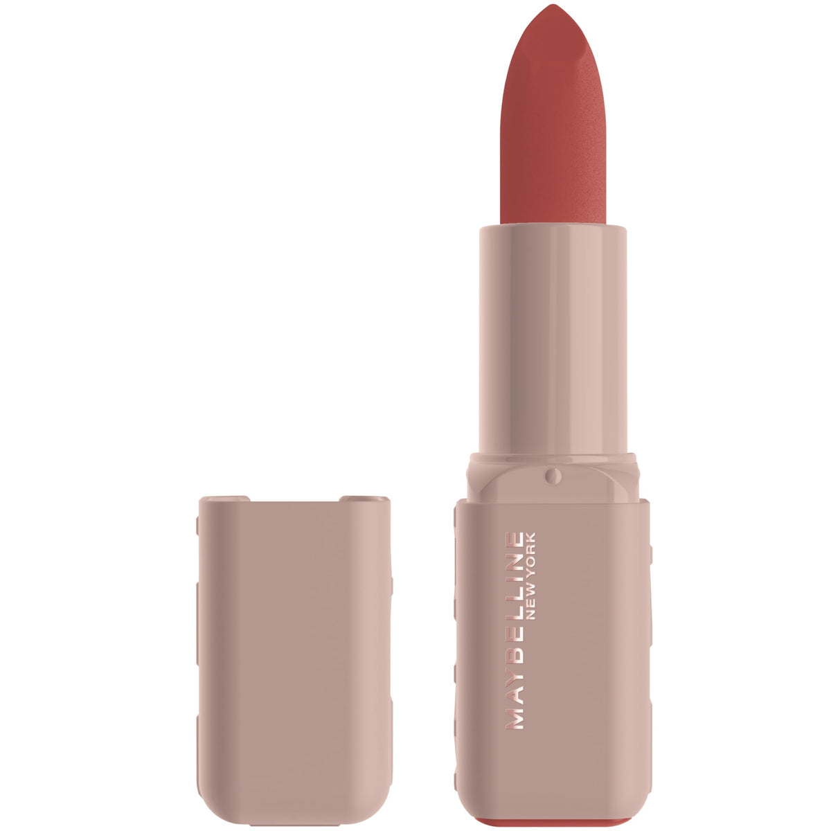 MAYBELLINE Serum Lipstick, Hydrating Lip Makeup with 8HRs of Lip Plumping Moisture with Hyaluronic Acid + Oil Blend, Wild Card (Midtone Red Matte)