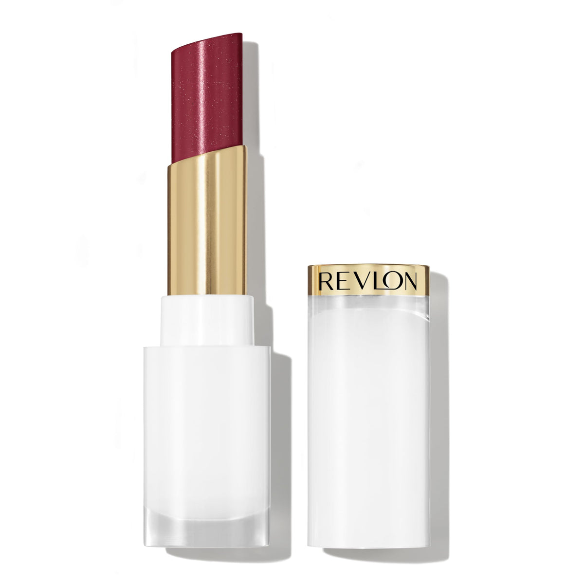 REVLON Super Lustrous Glass Shine Balm, 008 Rum Raisin, 0.11 oz