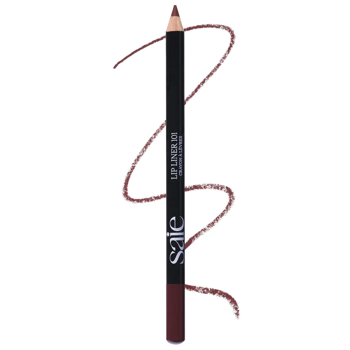Saie Lip Liner 101 - Lip Pencil Made with a Creamy, Soft Matte Formula for a Naturally Framed or Fully Filled Look - Supercharged with Shea Butter & Jojoba Oil - Flirt (.05 oz)