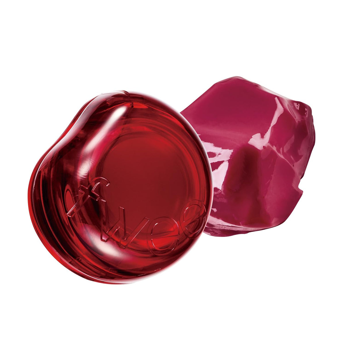 fwee Glowy Jelly Pot | Dewy Jelly Lip & Blush Color, Tinted Glow Balm, Dewy Buildable Finish – Rosy Glaze (Dusty Rose) | 0.14 oz