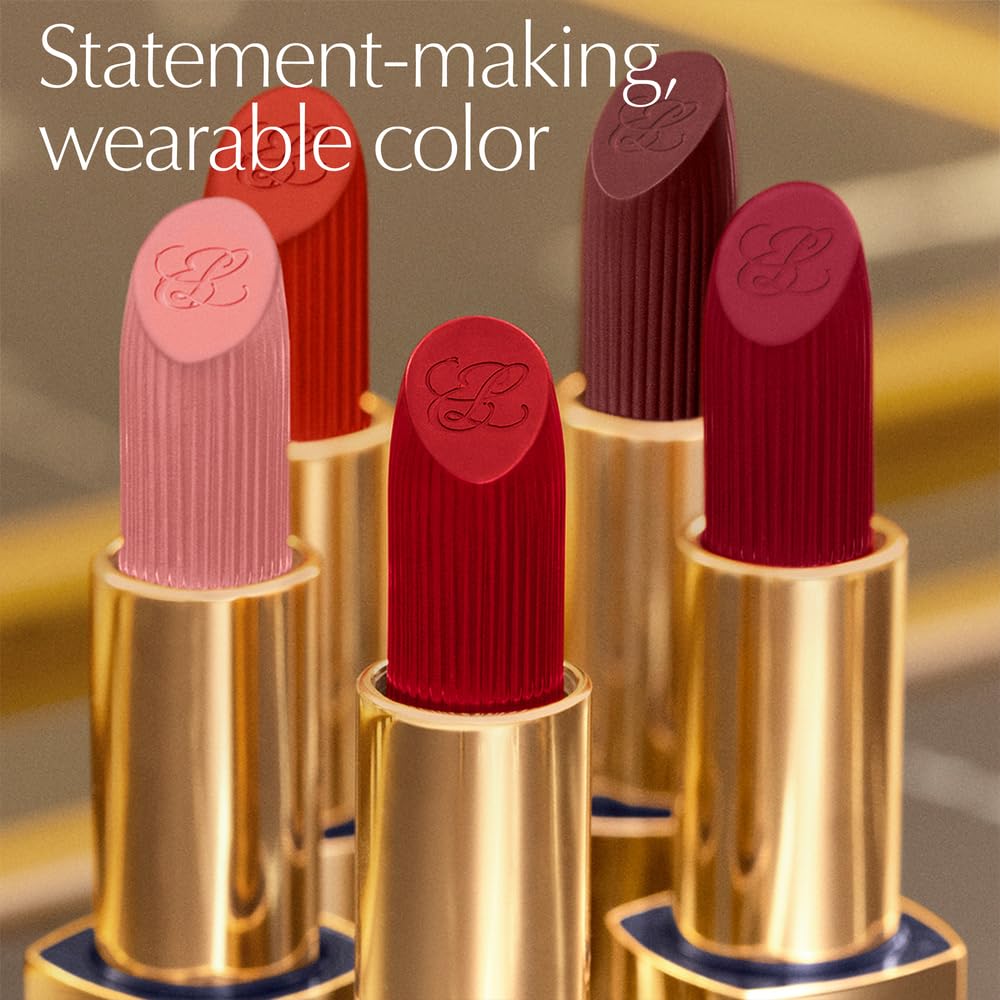 Estée Lauder Pure Color Long Lasting Cream Lipstick for Women with Cream Finish | Plumping & Nourishing, 0.12 Ounce