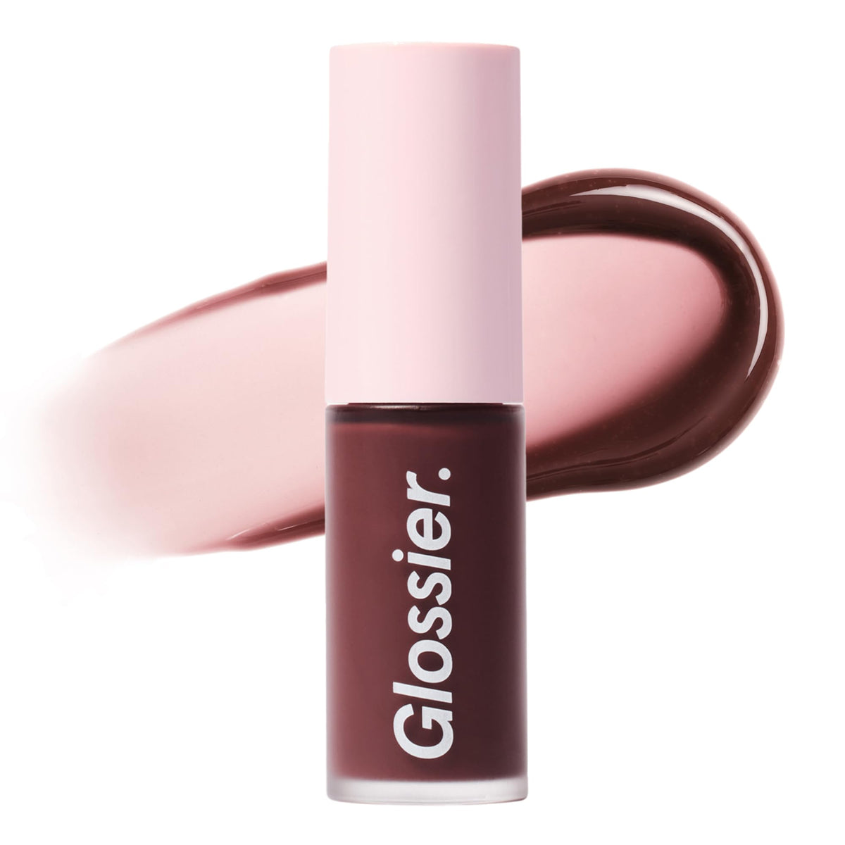 Glossier Lip Glaze Cooling Lip Oil, Chilly Cool Baby Pink