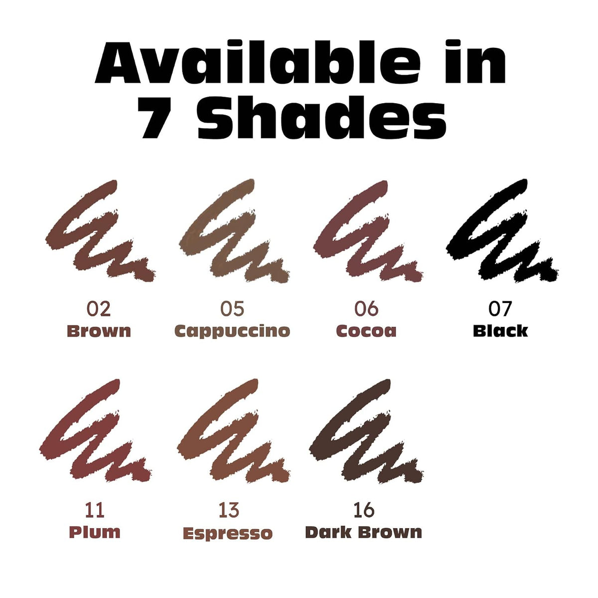 Ruby Kisses Auto Lip Liner, Dark Brown