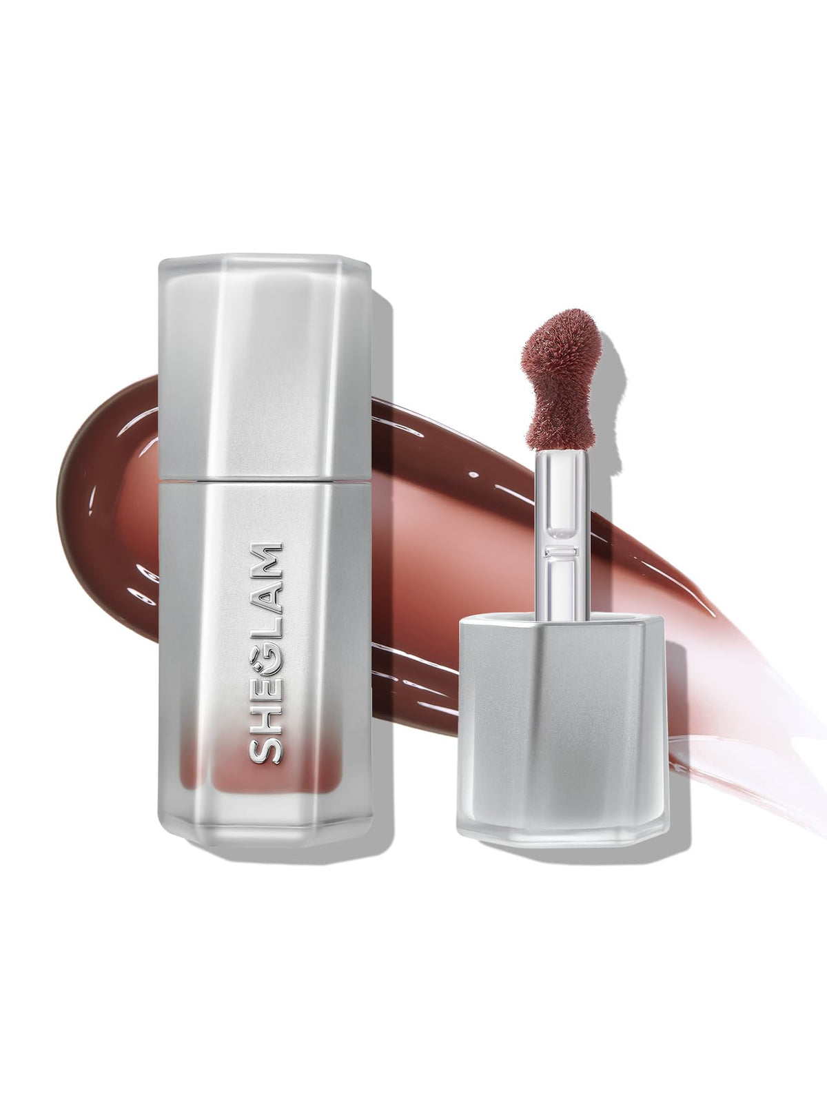 SHEGLAM Glass Lock Air Gloss High Shine Finish Moisturizing Lip Gloss-Sweet Drizzle