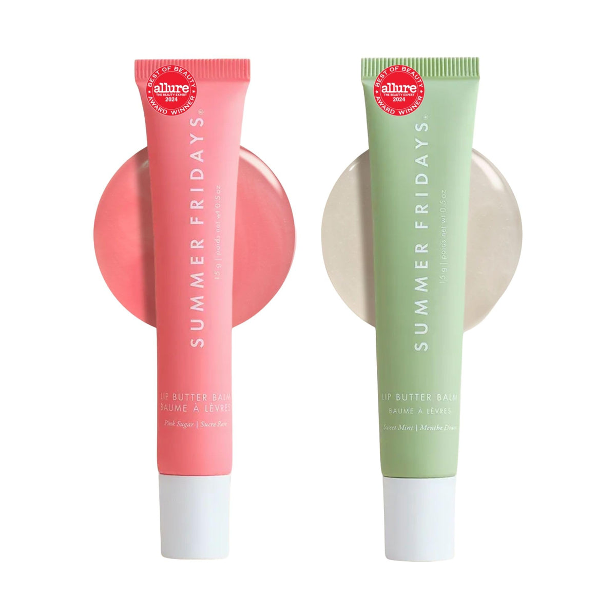 Summer Fridays Lip Butter Balm - Conditioning Lip Mask and Lip Balm for Instant Moisture, Shine and Hydration - Sheer-Tinted, Soothing Lip Care - Vanilla (.5 Oz)