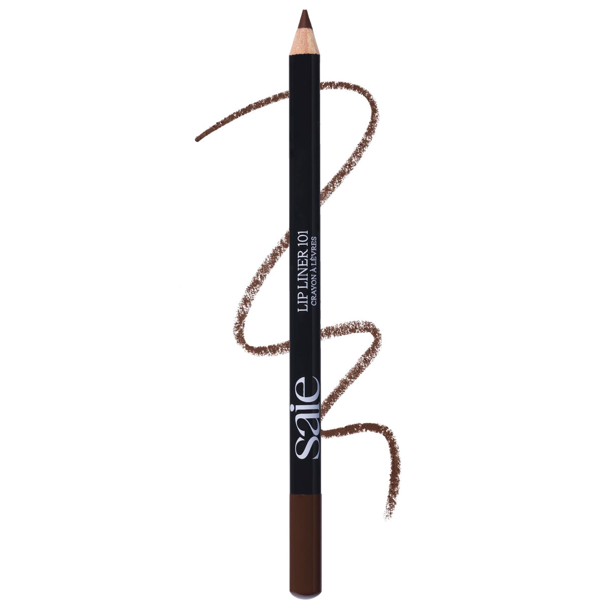 Saie Lip Liner 101 - Lip Pencil Made with a Creamy, Soft Matte Formula for a Naturally Framed or Fully Filled Look - Supercharged with Shea Butter & Jojoba Oil - Flirt (.05 oz)