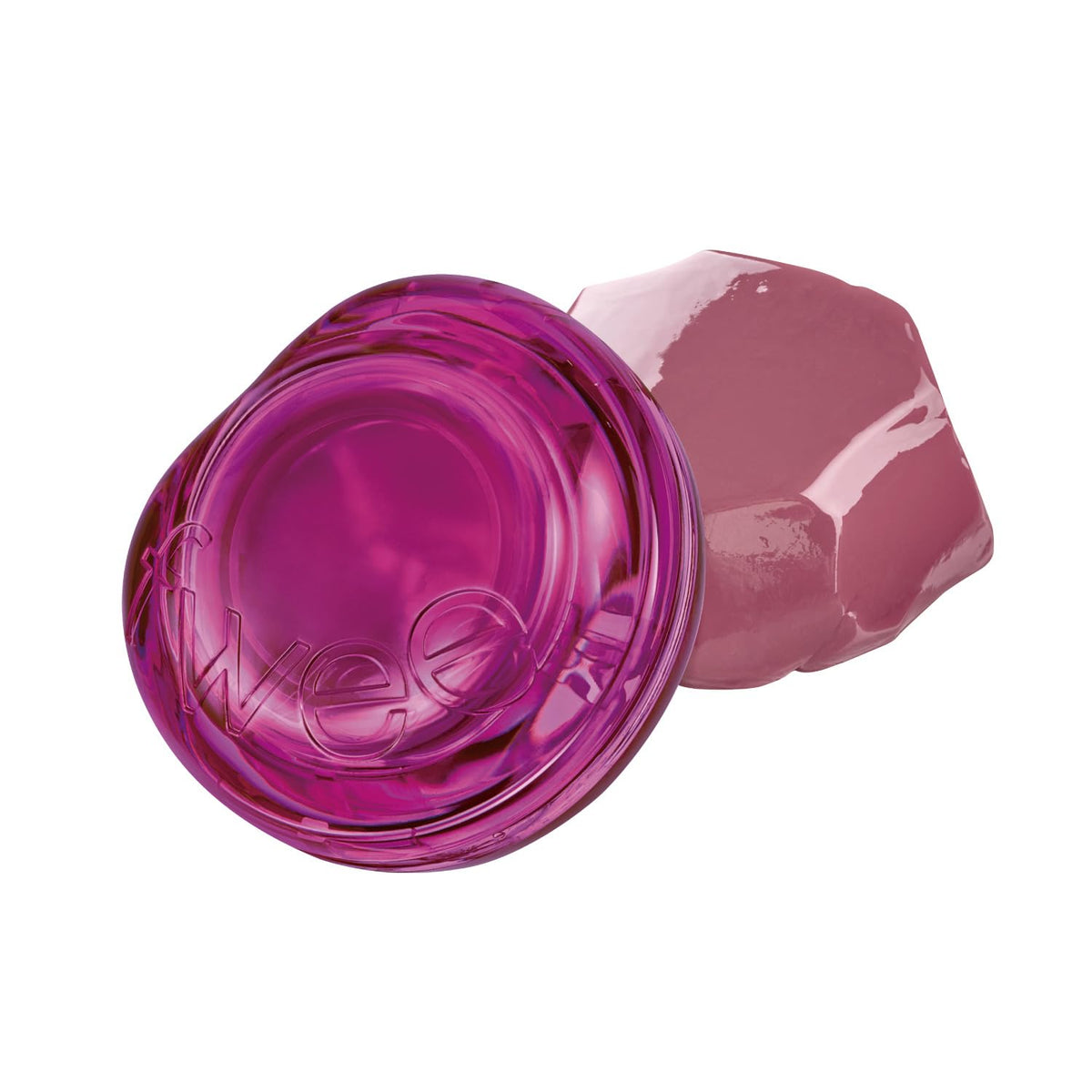 fwee Glowy Jelly Pot | Dewy Jelly Lip & Blush Color, Tinted Glow Balm, Dewy Buildable Finish – Rosy Glaze (Dusty Rose) | 0.14 oz