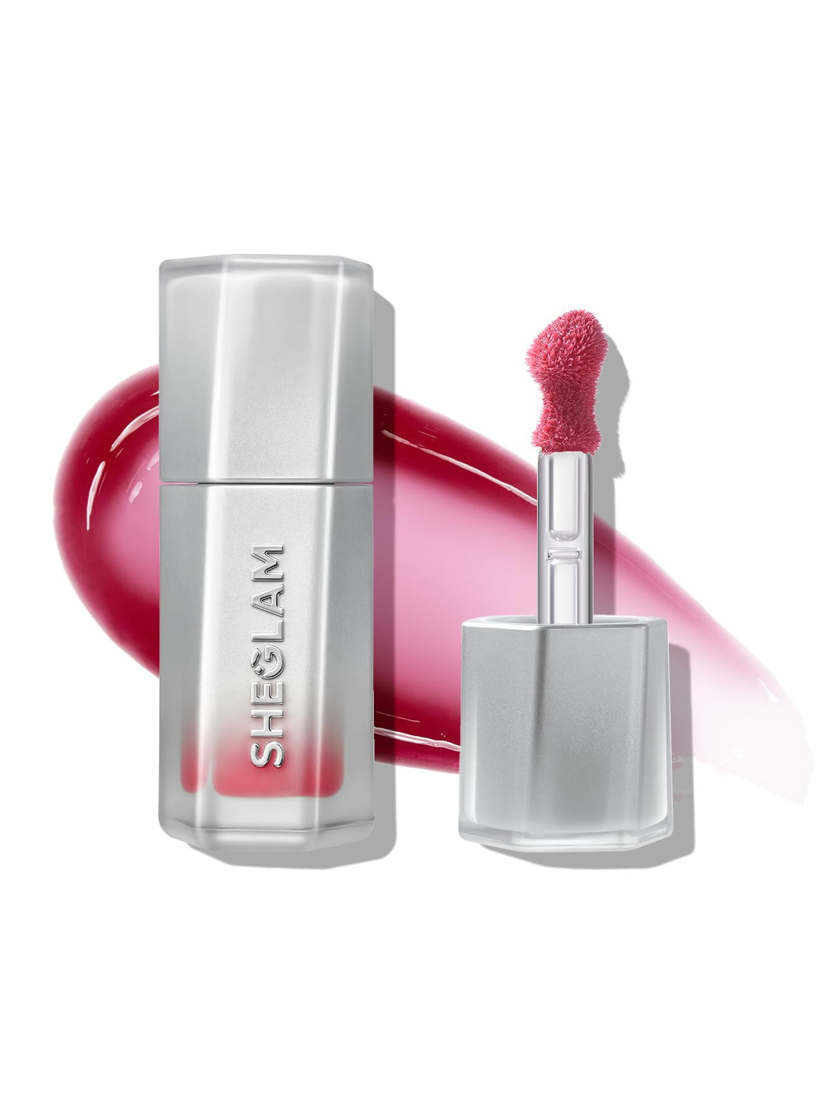 SHEGLAM Glass Lock Air Gloss High Shine Finish Moisturizing Lip Gloss-Sweet Drizzle