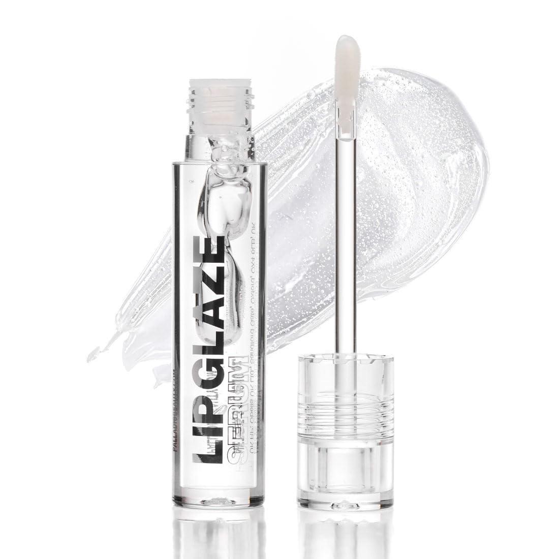 Palladio Lip Glaze Serum, Hydrating Lip Gloss with Peptides & Hyaluronic Acid for Plump, Smooth, and Nourished Lips – Vegan, High-Shine, Non-Sticky Finish (Blush Brulee)