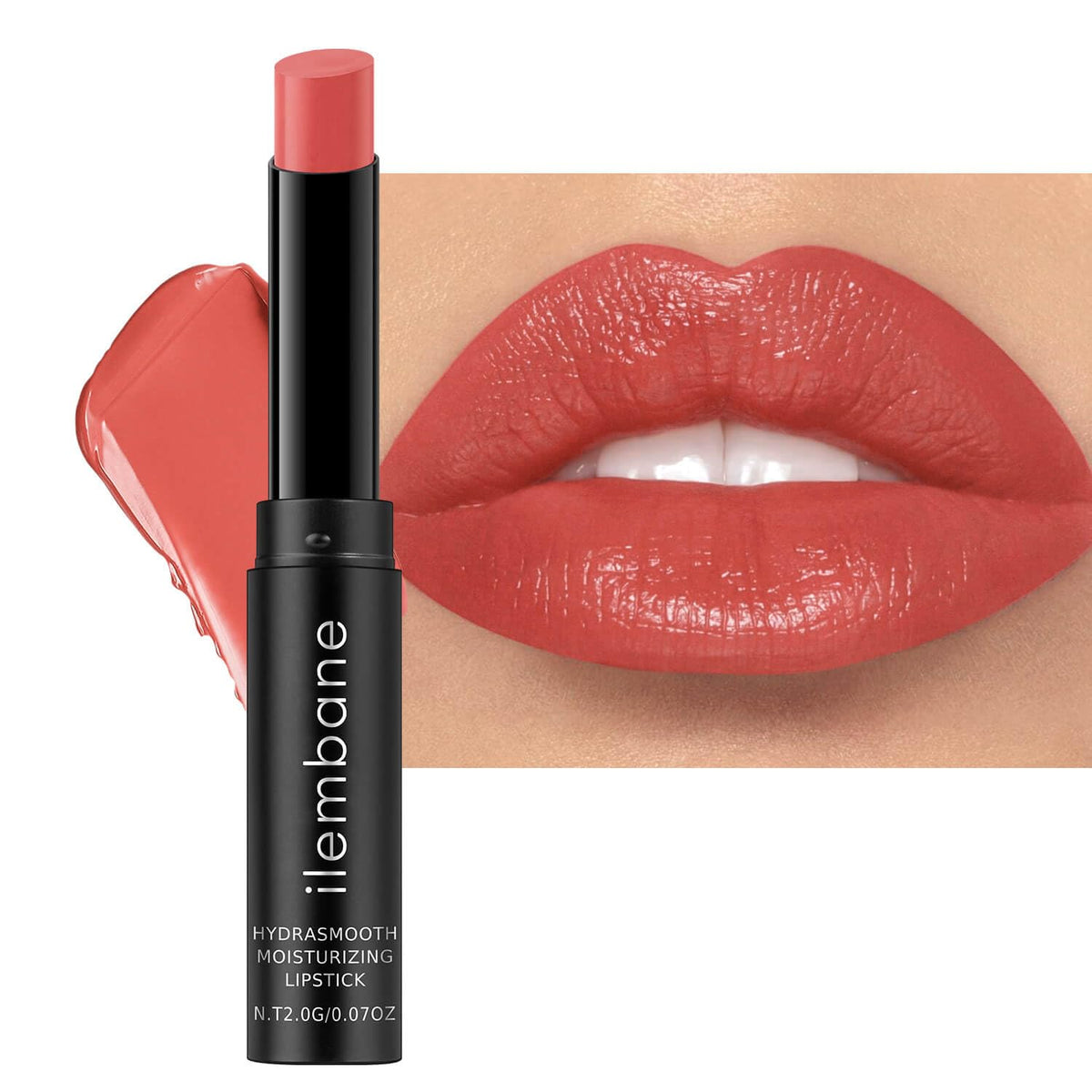 Cocoa Brown Hydrating Lipstick, Glossy Tinted Lip Balm - Cocoa