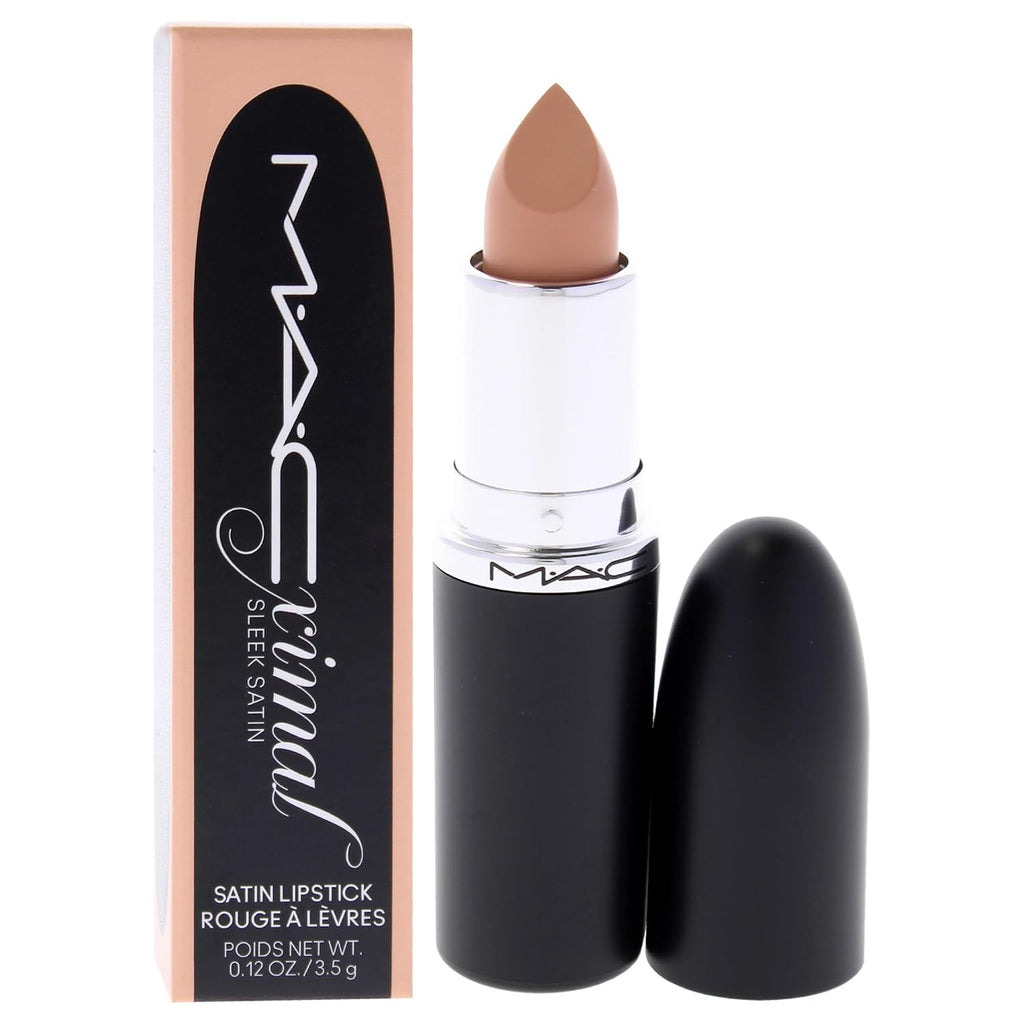MAC Macximal Sleek Satin Lipstick - 833 Creme D Nude for Women - 0.12 oz Lipstick