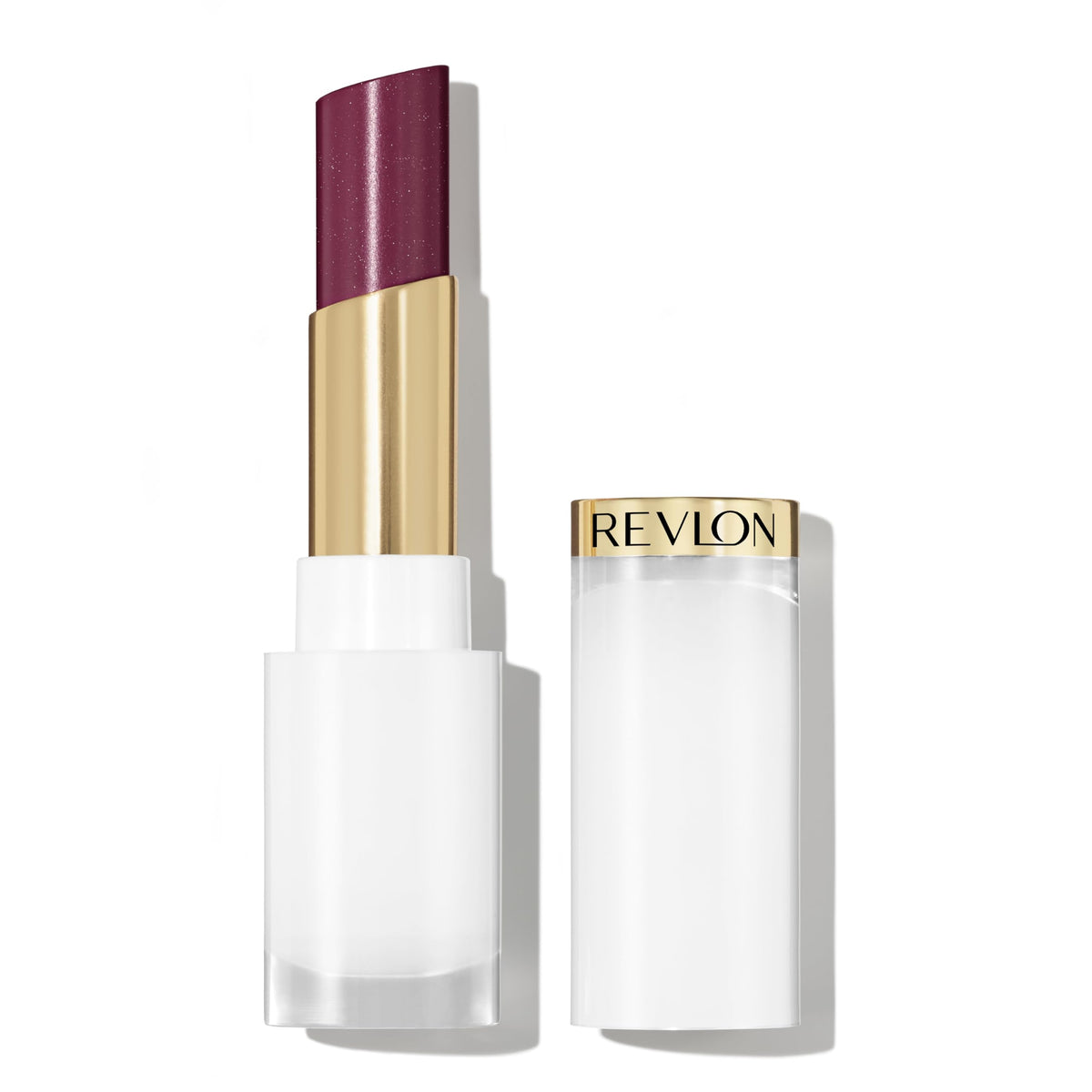 REVLON Super Lustrous Glass Shine Balm, 008 Rum Raisin, 0.11 oz