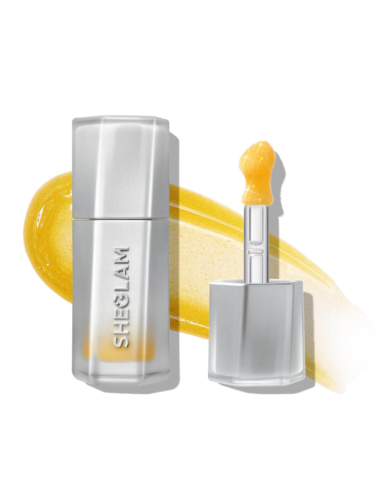 SHEGLAM Glass Lock Air Gloss High Shine Finish Moisturizing Lip Gloss-Sweet Drizzle