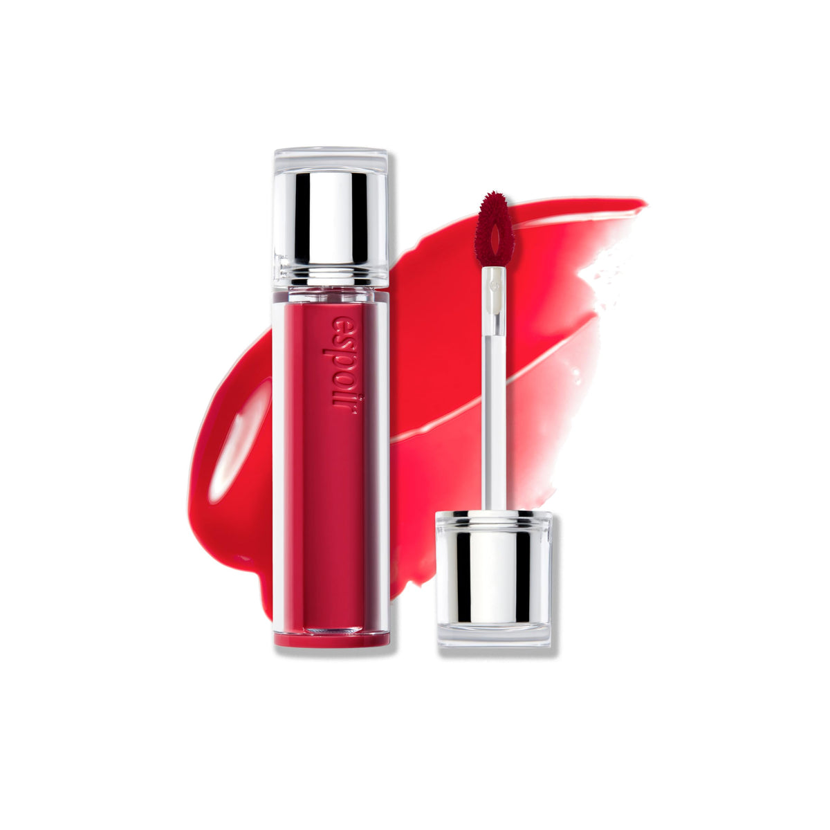 Espoir Couture Lip Tint Glaze #17 Ginger Peach | Volumizing Lip Stain with Juicy Texture, Long-Lasting & Vibrant Colors, Moisturizing & Hydrating, Glossy Formula, Vegan, Korean Makeup, 0.14 oz