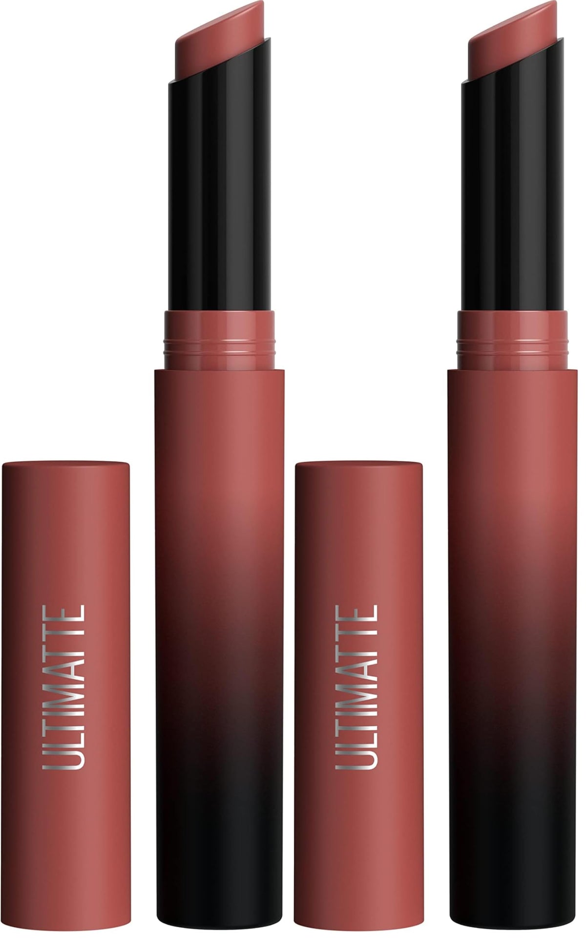 Maybelline Color Sensational Ultimatte Matte Lipstick, Non-Drying, Intense Color Pigment, More Truffle, Cocoa Brown, 1 Count