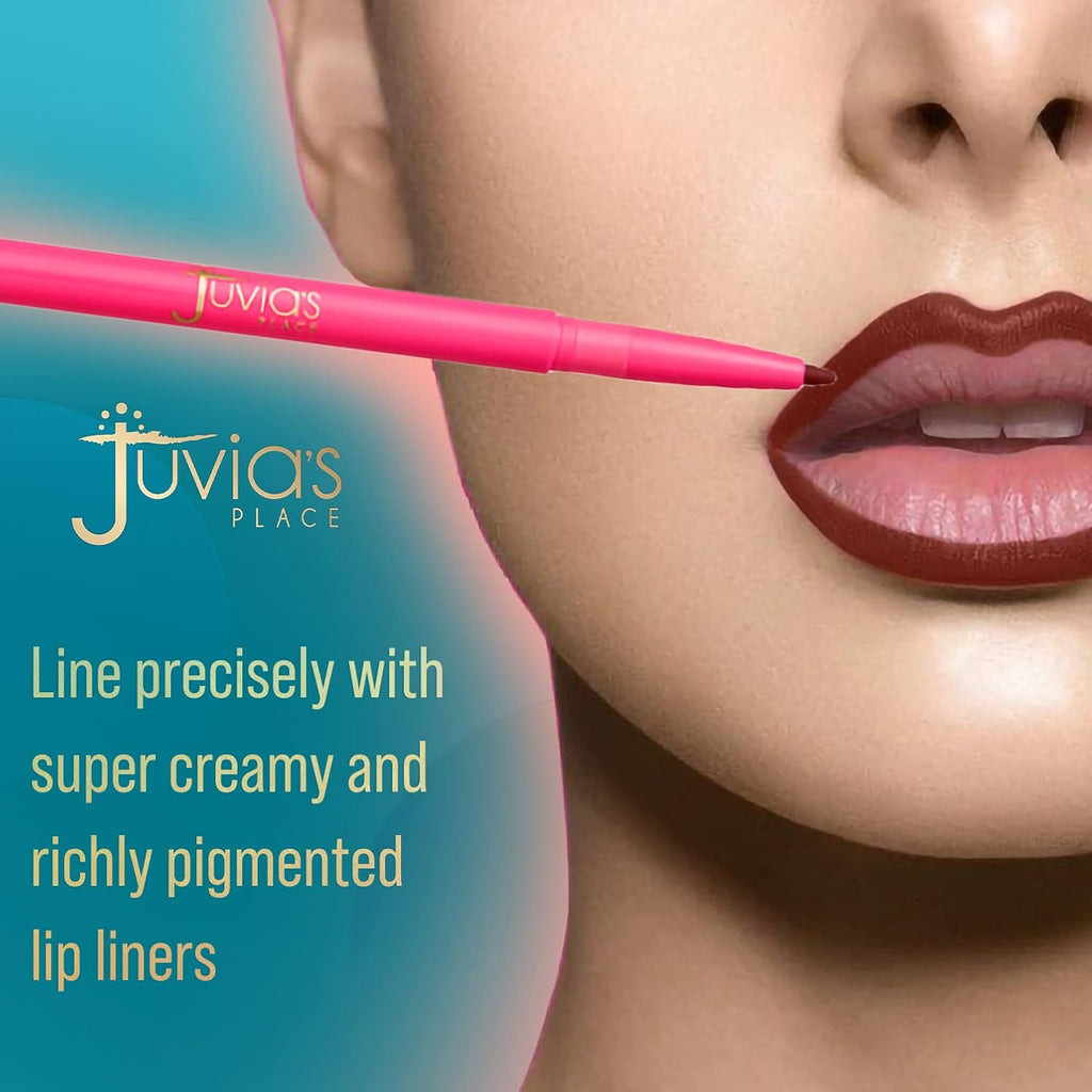 Juvia's Place Luxe Lip Liner Brownie - Long Lasting Matte Finish Makeup