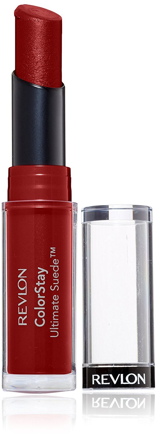 REVLON Lipstick, ColorStay Ultimate Suede Lipstick, High Impact Lip color with Moisturizing Creamy Formula, Infused with Vitamin E, 070 Preview, 0.09 Oz