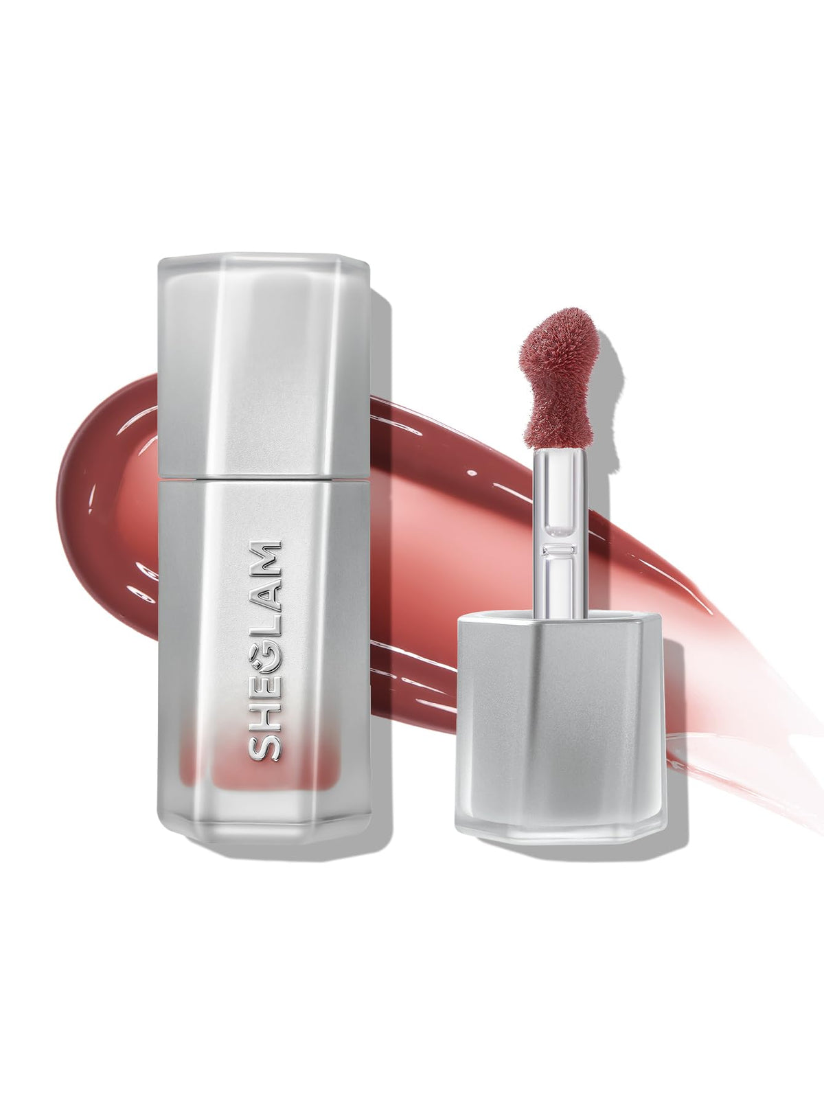 SHEGLAM Glass Lock Air Gloss High Shine Finish Moisturizing Lip Gloss-Sweet Drizzle