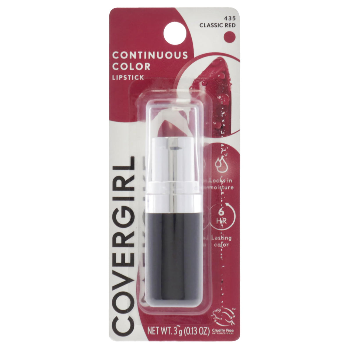 Covergirl Continuous Color Lipstick, 425 Vintage Wine, 0.13 Oz (Packaging May Vary)
