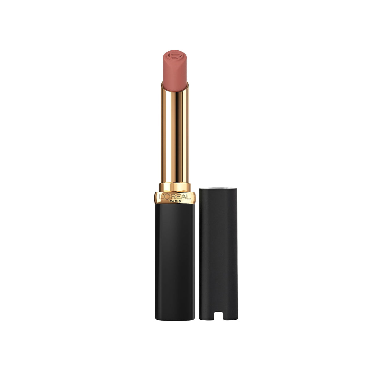 L'Oreal Paris Colour Riche Intense Volume Matte Lipstick, Lip Color Infused with Hyaluronic Acid for up to 16hr All Day Comfort, Le Wood Nonchalant, 0.06 Oz