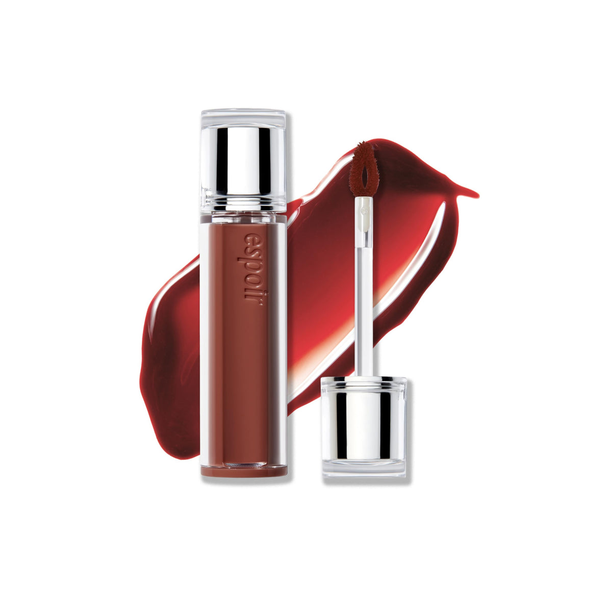 Espoir Couture Lip Tint Glaze #17 Ginger Peach | Volumizing Lip Stain with Juicy Texture, Long-Lasting & Vibrant Colors, Moisturizing & Hydrating, Glossy Formula, Vegan, Korean Makeup, 0.14 oz