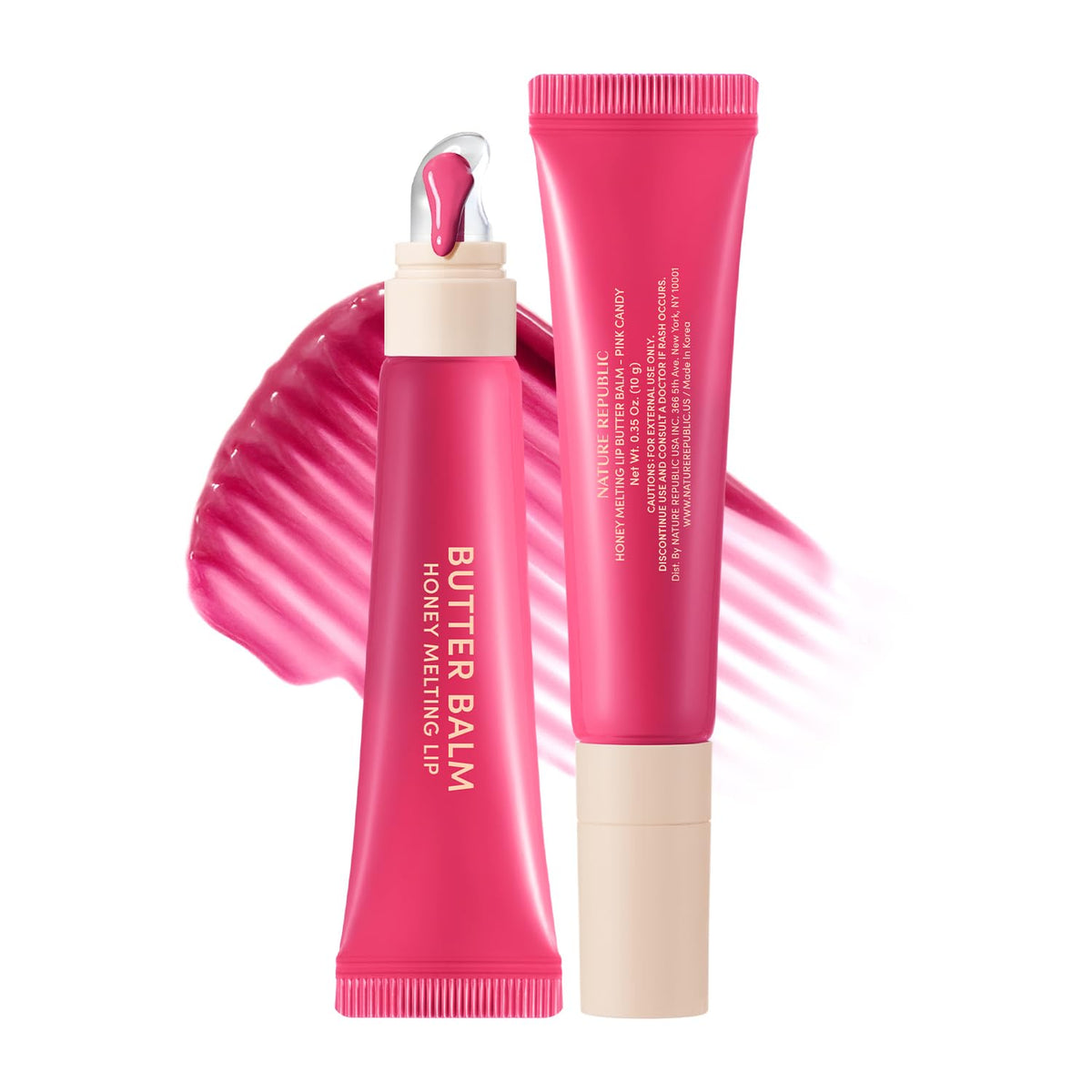 Nature Republic Honey Melting Lip Butter Balm (RASPBERRY GLAZE)