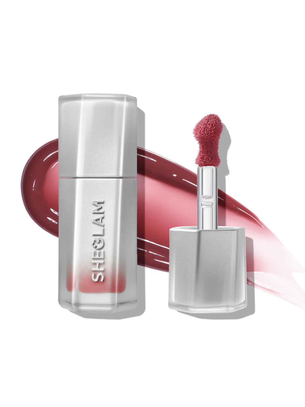 SHEGLAM Glass Lock Air Gloss High Shine Finish Moisturizing Lip Gloss-Sweet Drizzle