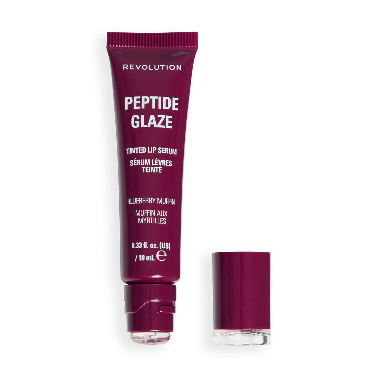Revolution Peptide Glaze Tinted Lip Serum, Cinnamon Roll